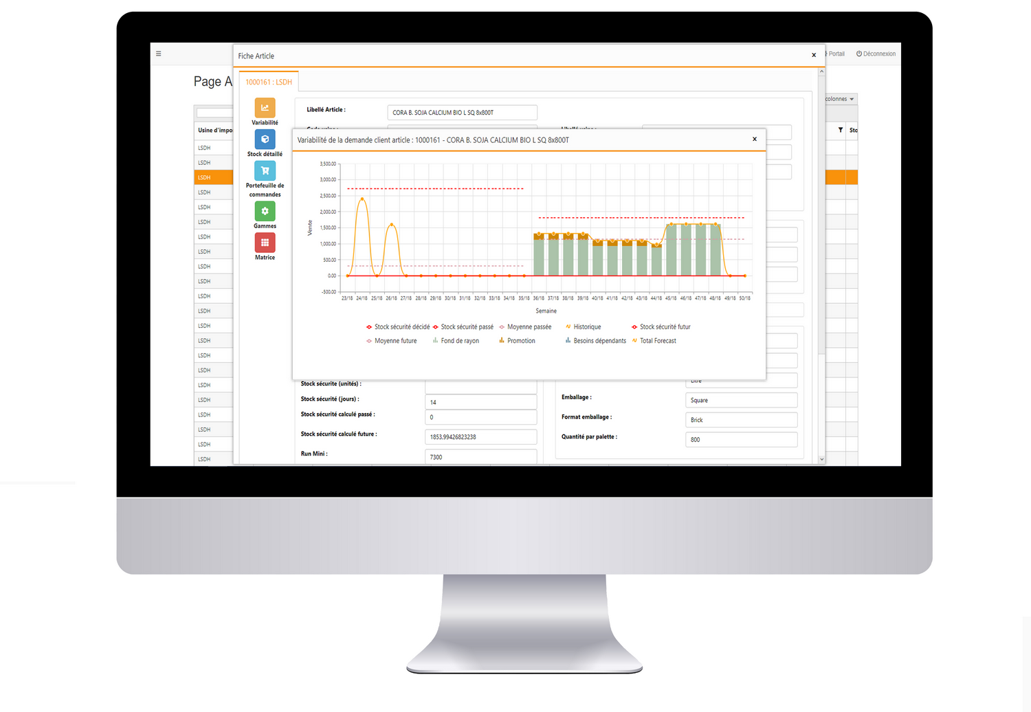 Interface de MyMasterPlan